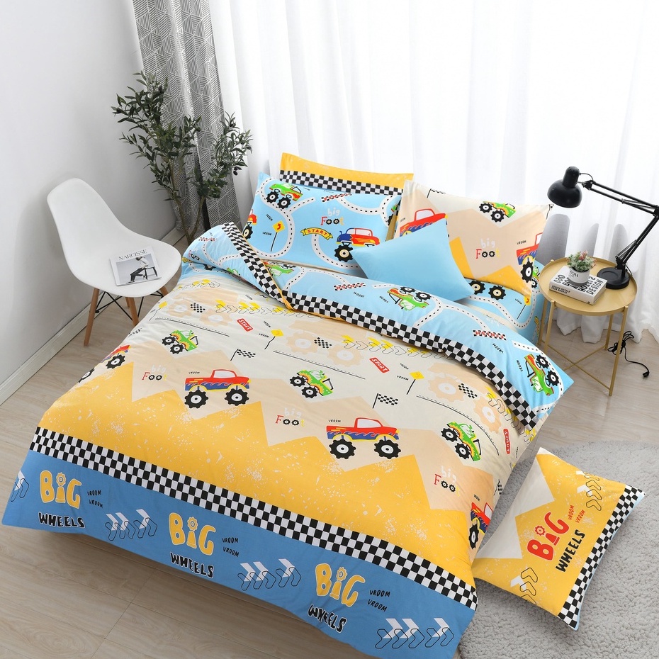 Bộ ga áo gối Cotton AT Super Star 1m2x2m 1m4x2m 1m6x2m 1m8x2m +30cm