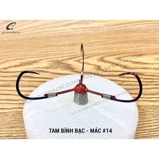 Tam bính bạc - mác - lưỡi câu chùm lưỡi lục bính bạc