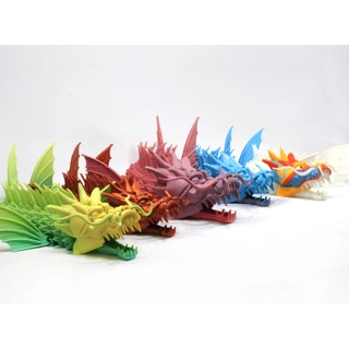 Rồng in 3d có khớp nối di chuyển thay đổi hình dạng siêu ngầu