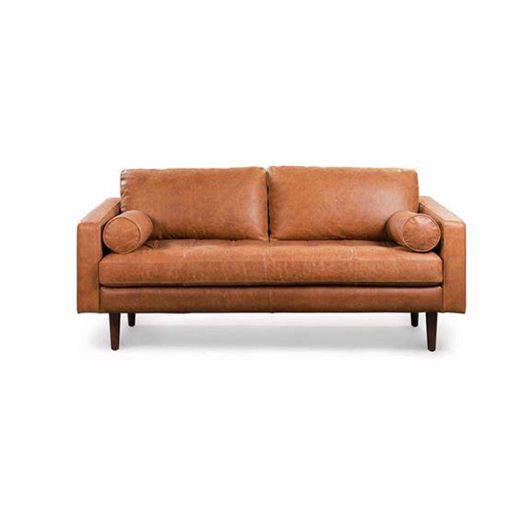 Ghế Sofa 2 Chỗ Napa Leather Cognac - Chổi Xể