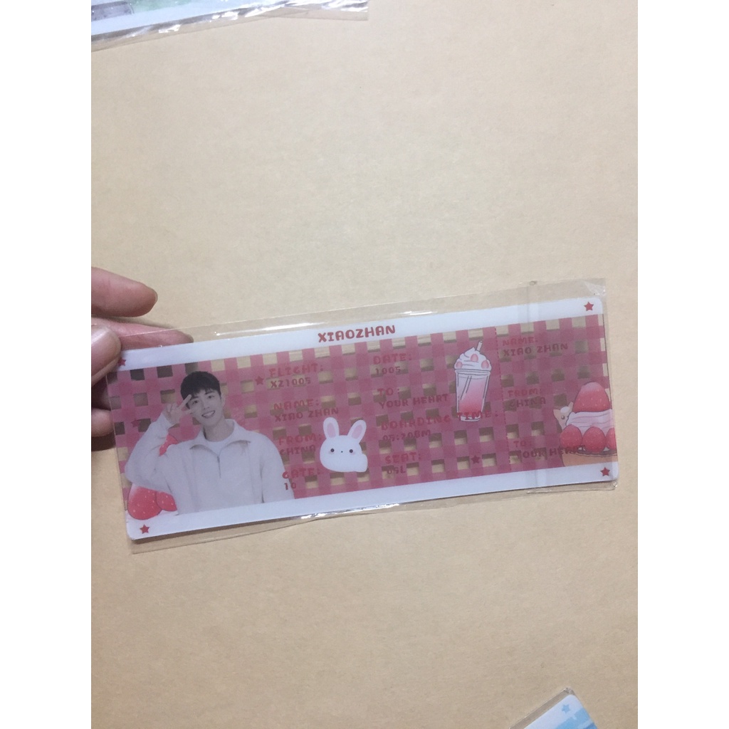 Bác Quân Nhất Tiêu, Tiêu Chiến, Vương Nhất Bác | Vé máy bay / Boarding pass