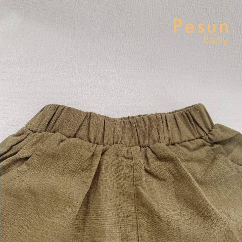 Quần Short Cotton Chất Thô Cho Bé 0-3 Tuổi