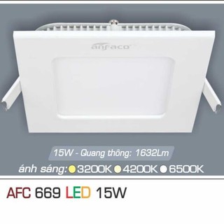 Đèn LED âm trần downlight Anfaco AFC 669