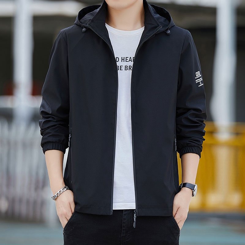 Áo Khoác Bóng Chày Màu Trơn Thời Trang Cho Nam