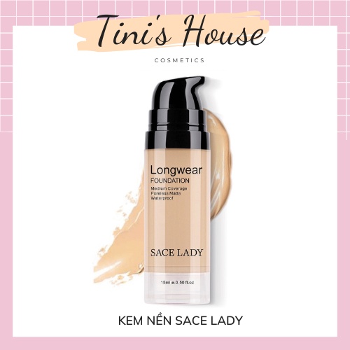 Kem Nền SACE LADY Che Khuyết Điểm Chống nước Bền màu 24h SL222