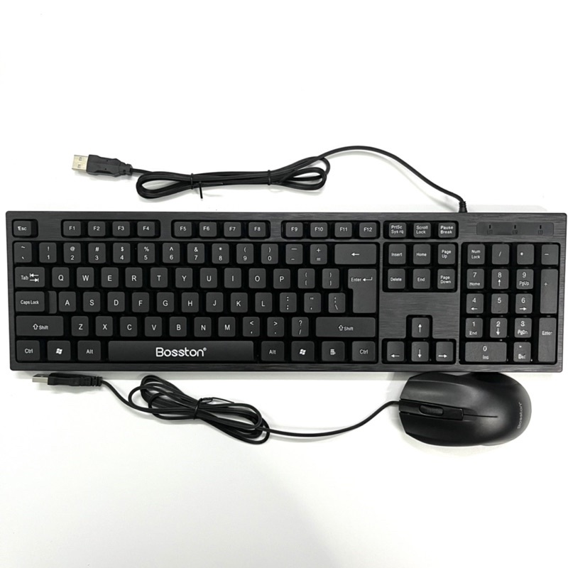 Bộ phím chuột văn phòng bosston D5300 bộ phím có dây MVT Store D5200