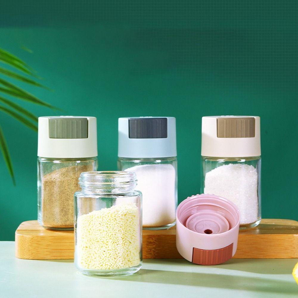 JARRED Hộp Tròn Trong Suốt Đựng Gia Vị Chống Ẩm Tiện Dụng