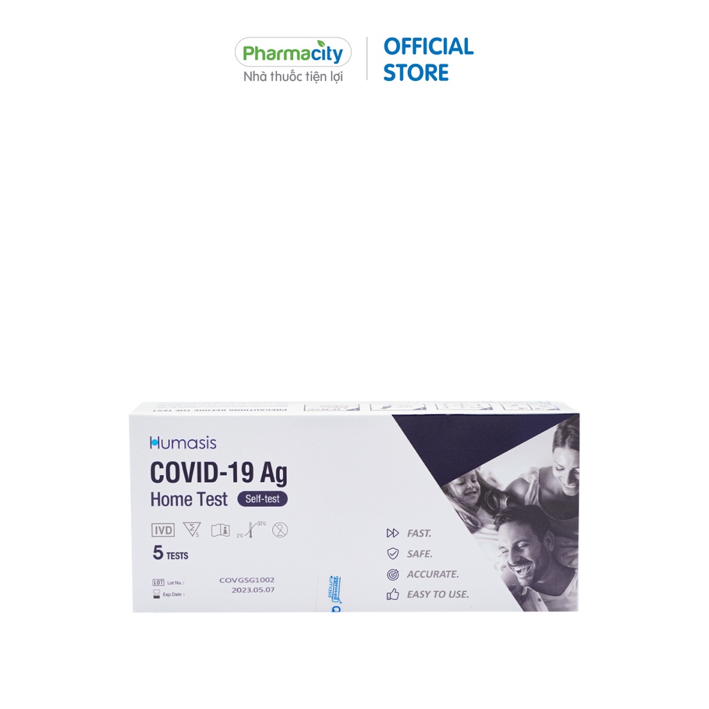 Humasis Covid-19 Ag Home Test ( Self-test) (Hop 5 Test)