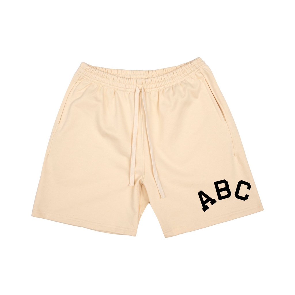 Quần short nỉ nam 100% cotton - thoáng mát - Streetwear