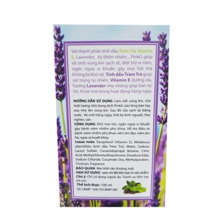 PinkG Dung dịch vệ sinh Lavender 100ml