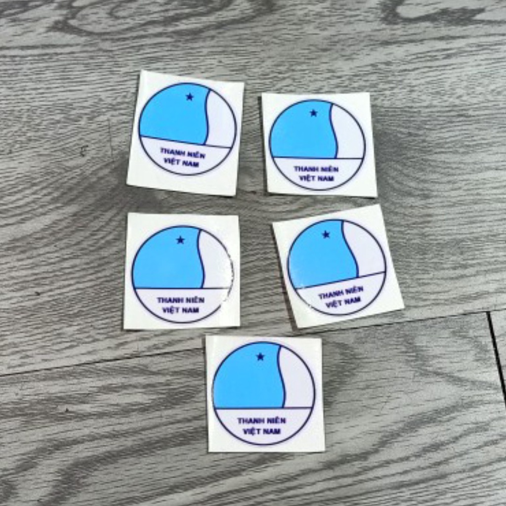 Sticker Thanh Niên Việt Nam, Tem Logo Sale, Tem Quốc Dân Dán Laptop, Điện Thoại, Xe Máy, Xe Điện, Bình Nước,...