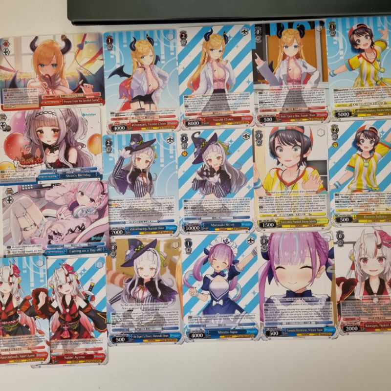 (Chính hãng)(bản tiếng Anh) Thẻ Weiss Schwarz nhân vật Hololive Shion/Choco/Aqua/Ayame/Subaru