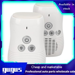 Gugushop 2.4GHz Wireless Audio Baby Monitor Two Way Intercom Care with Night Light 100‑240V