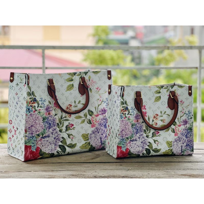 Túi LV onthego họa tiết hoa