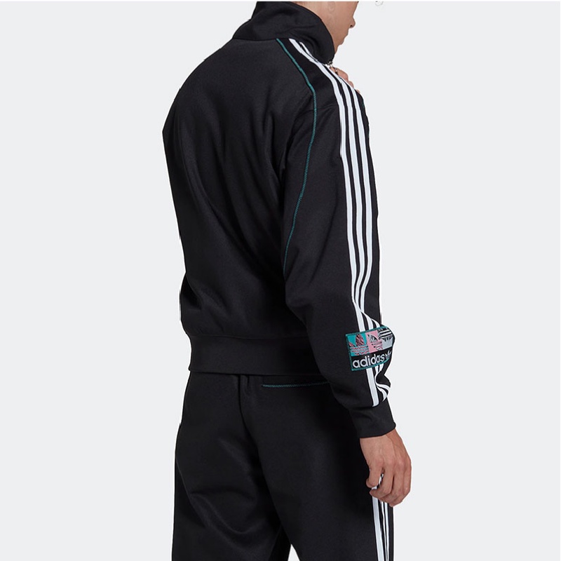Áo Khoác Nam Cổ Đứng Có Dây Kéo Adidas 100% HS2628