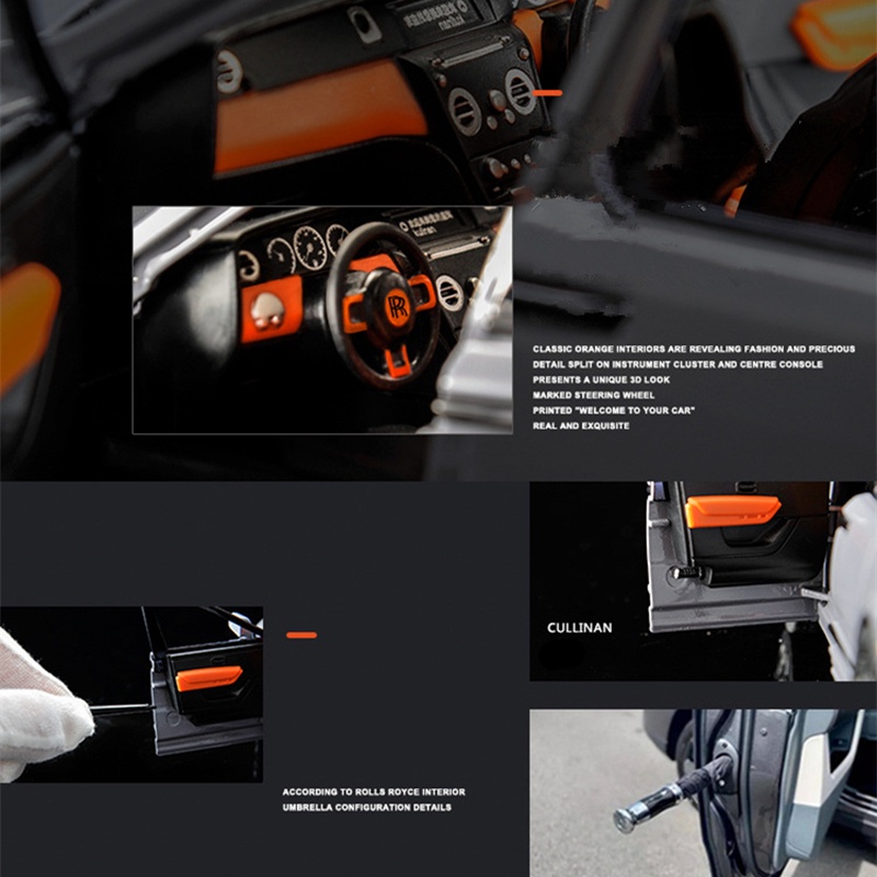 Mô hình xe Rolls Royce Cullinan Mansory 1:20 XLG