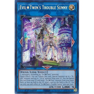 [MP22-EN216] Thẻ bài Evil Twin's Trouble Sunny Prismatic Secret Rare