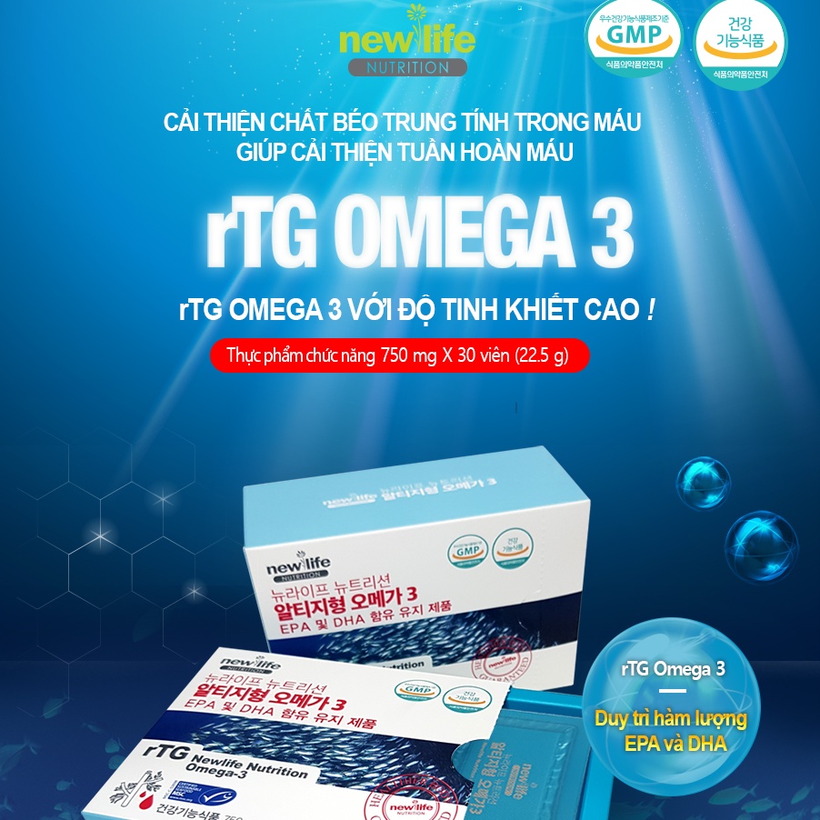 Viên uống Omega 3 Newlife 30 viên