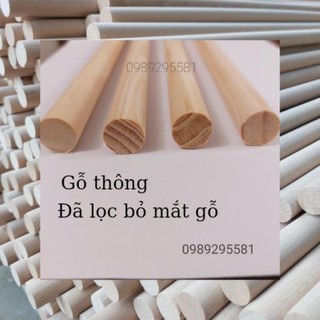 Thanh gỗ tròn gỗ thông