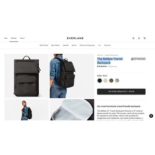 Balo Everlane | The ReNew Transit Backpack