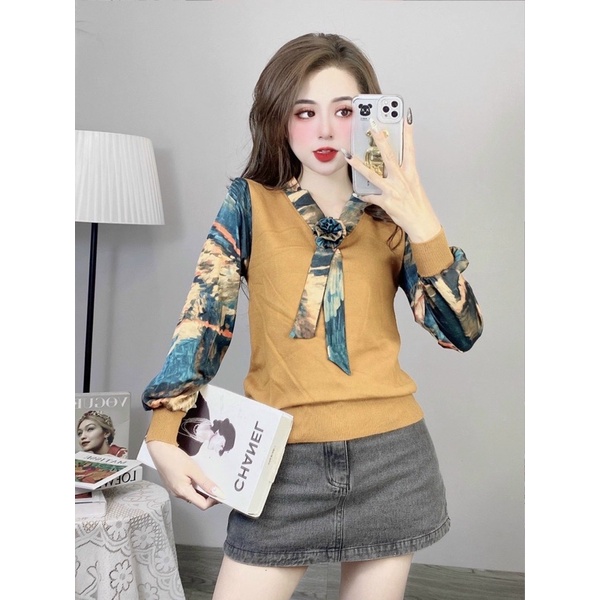 Áo len lông thỏ