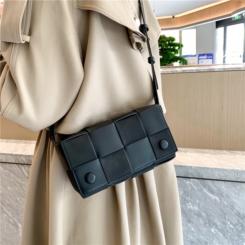 Túi đeo chéo IELGY từ vải dệt nhám phong cách cổ điển tùy chọn màu sắc dành cho nữ