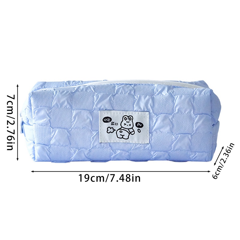 Túi Đựng Bút Chì / Đồ Trang Điểm Sức Chứa Lớn In Họa Tiết Hoa Xinh Xắn Tiện Dụng Cho Nữ