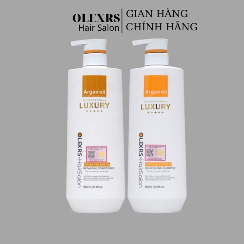 [Mã BMLT35 giảm đến 35K đơn 99K] Dầu cặp gội xả OLEXRS Luxury 500-960ml phục hồi chống rụng tóc | BigBuy360 - bigbuy360.vn