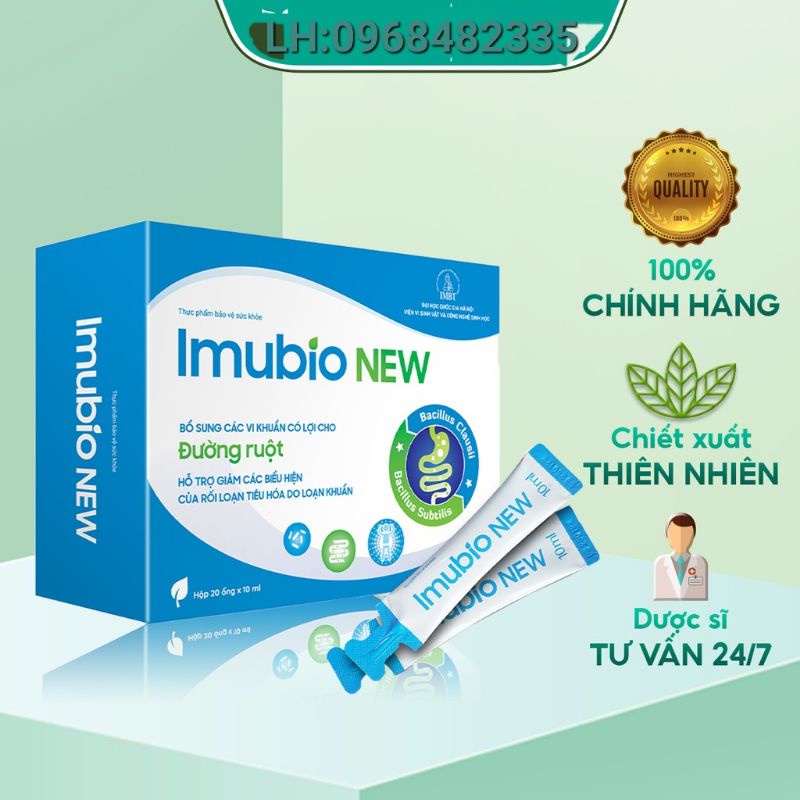 Men vi sinh imubio new bổ sung các vi khuẩn có lợi cho đường ruột. - ảnh sản phẩm 4