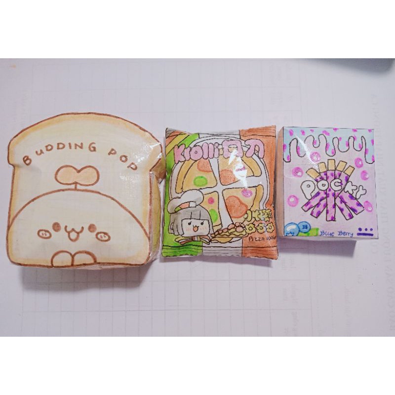 Squishy giấy nhiều mẫu [ ĐỌC Kĩ MÔ TẢ]