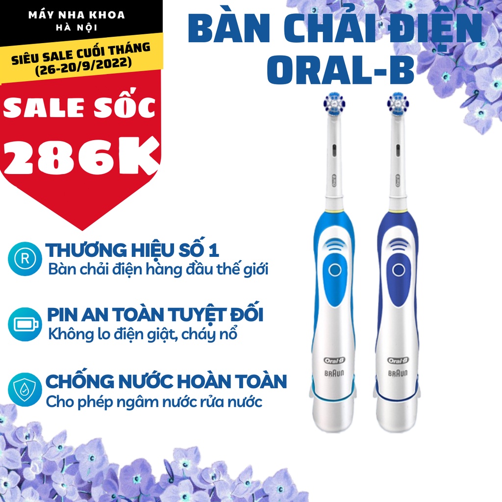 BÀN CHẢI ORAL B DB4010 CHẠY 2 PIN AA