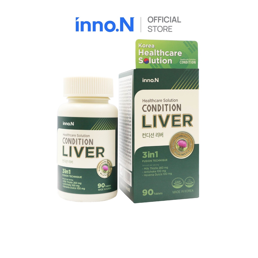 Hộp 90 Viên uống Condition Liver hỗ trợ giải độc, tăng cường chức năng gan