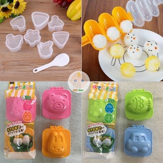 Khuôn cơm nắm, khuôn ép cơm, khuôn bento làm cơm nắm, làm bánh, lắc cơm viên tròn