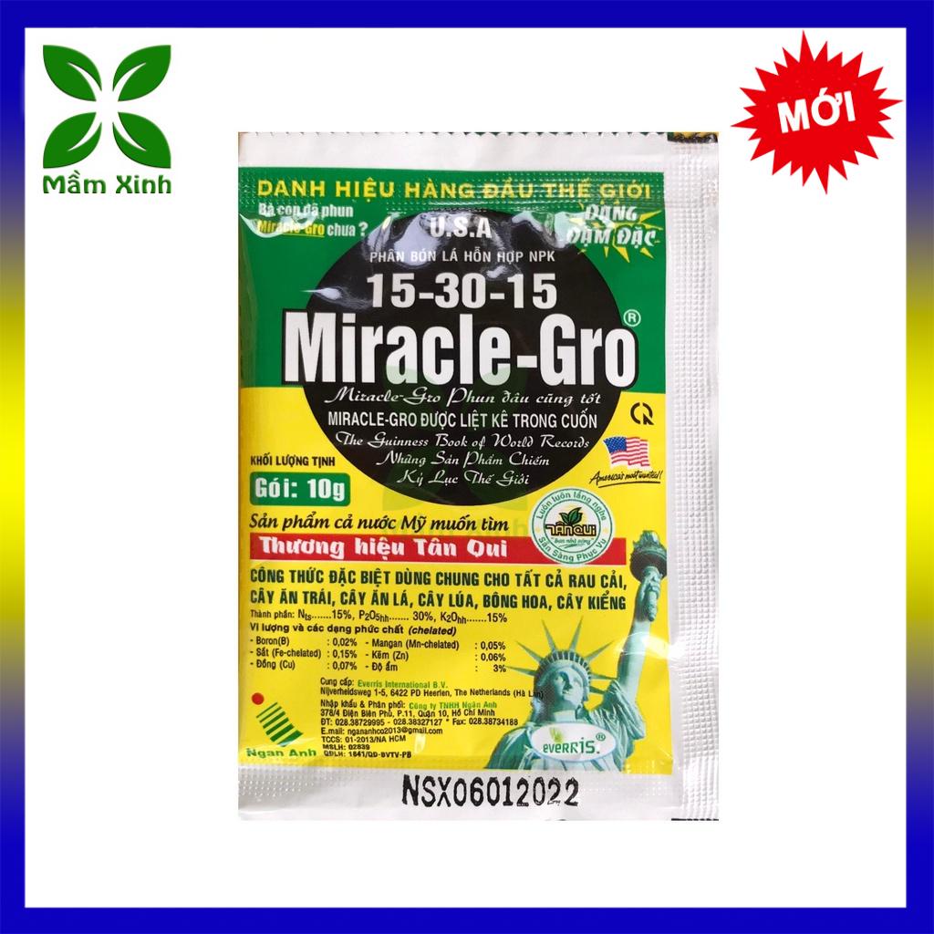 Phân bón NPK Hà Lan Miracle Gro 15-30-15+TE (10g), dạng chelate dễ hấp thu, kích ra hoa, đậu trái ra