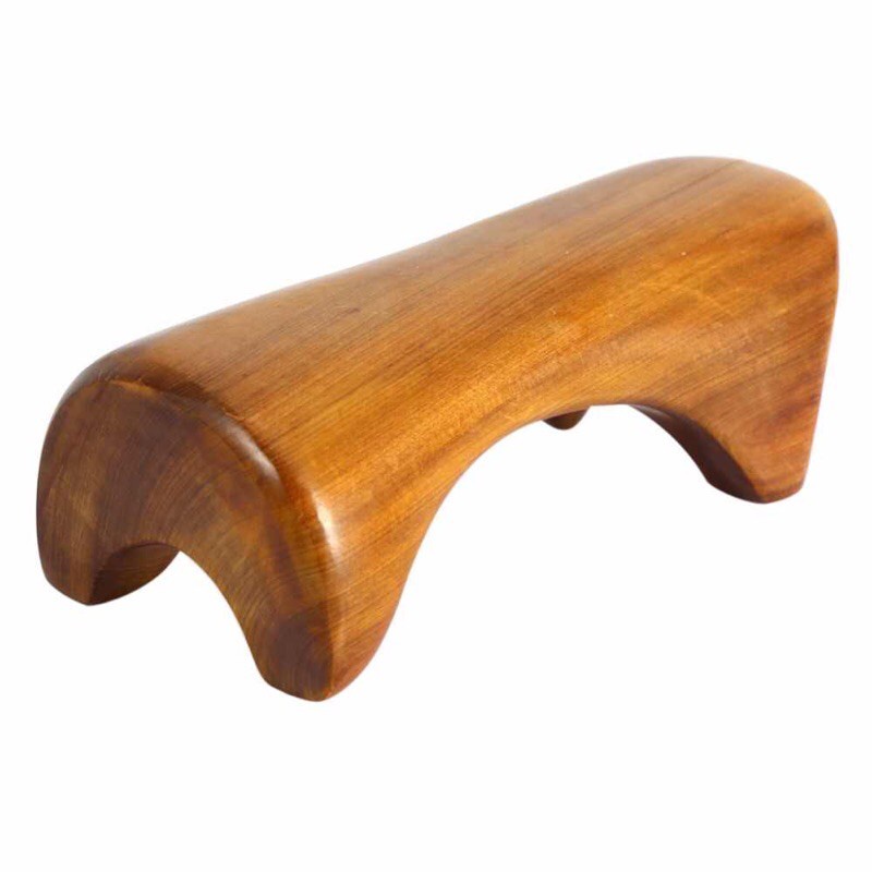 Dụng cụ day ấn huyệt mát xa chữ nhật gỗ thơm - Cổ/vai/tay/bụng/eo/chân, kiểu thái - MH855 massage gỗ