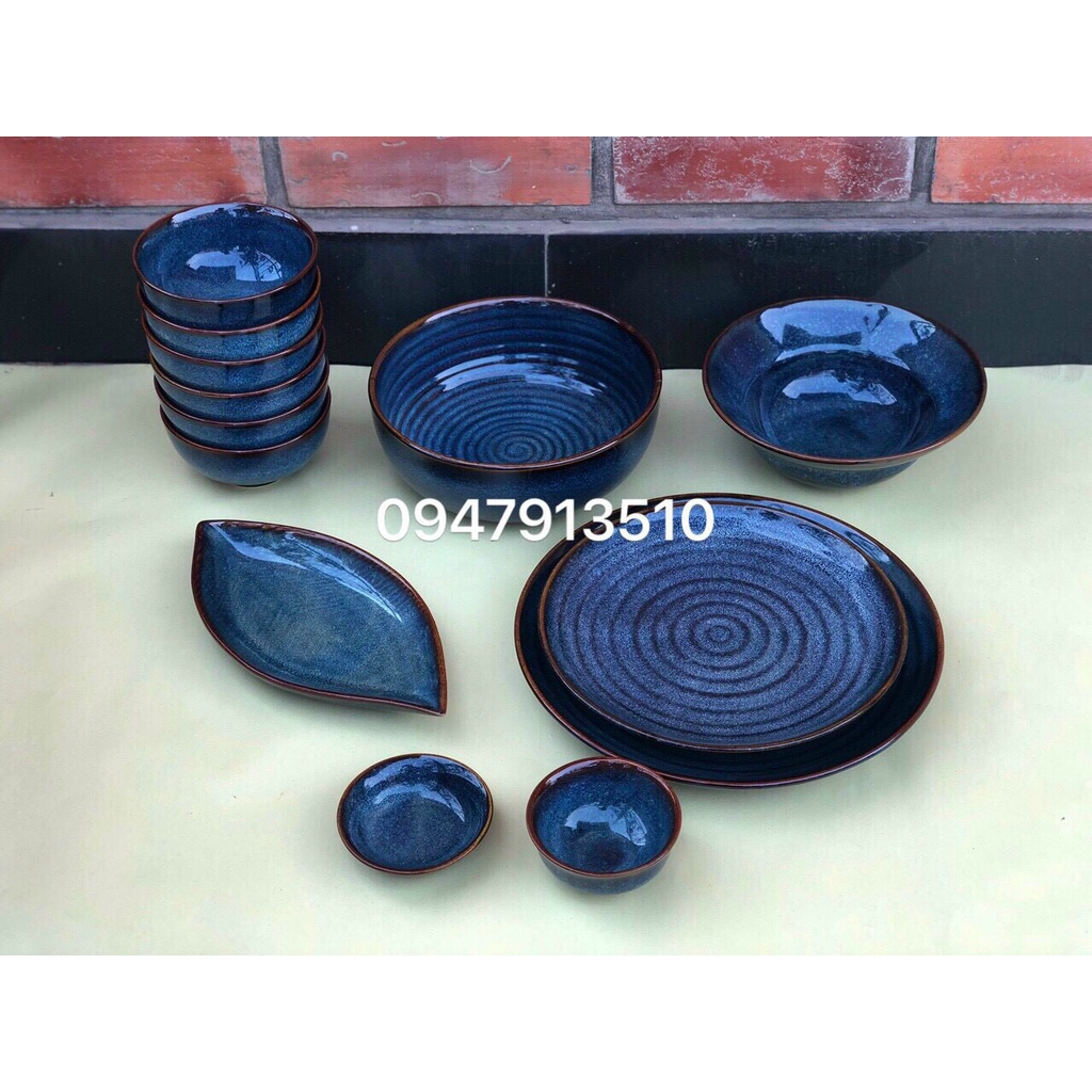 MẪU BÁT ĐĨA MEN HỎA BIẾN