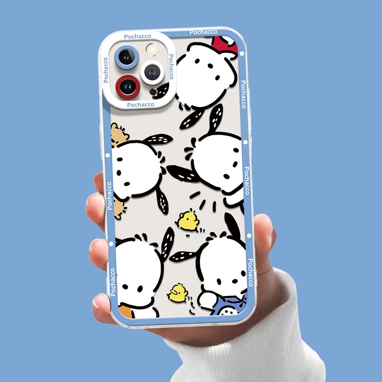 Ốp Điện Thoại Silicon TPU Mềm Trong Suốt In Hình Chó Hoạt Hình Cho IPhone 14 12 13 6 6S 7 8 14 Plus X XS XR 11 Pro Max