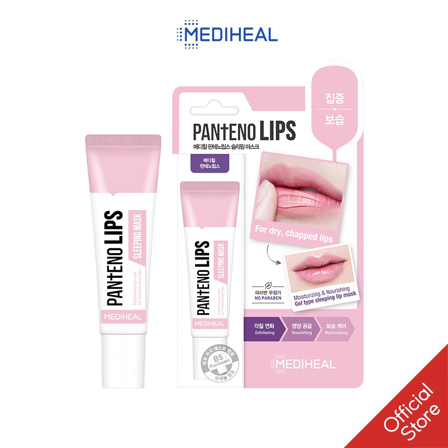 Son Dưỡng Môi Ban Ngày Mediheal Labocare Pantenolips Healbalm đỏ 10ml [K39]