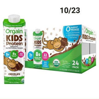 Sữa nước dinh dưỡng hữu cơ orgain kids protein vị chocolate 237ml _mỹ