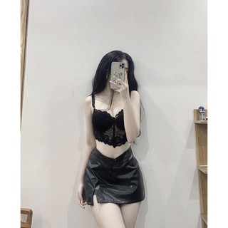 Áo 2 dây corset ren sexy