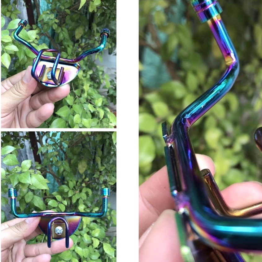 Móc treo đồ xe máy Vario mẫu 2 chấu xi màu