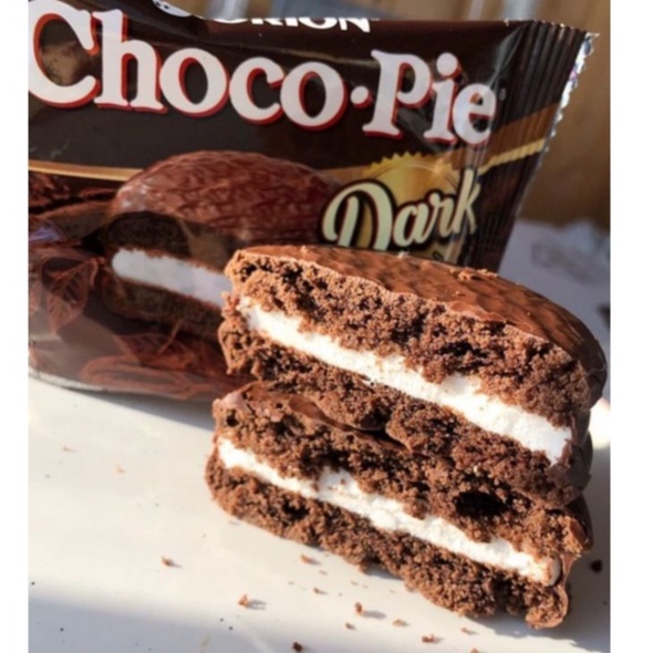 Bánh Orion Chocopie Đậm vị Cacao / Dark Chocopie hộp 360g