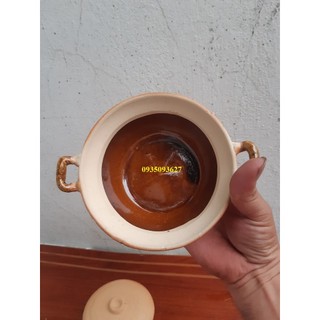 Nồi đất men nhí 14* 5 cm