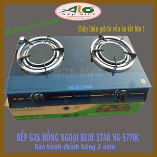 Bếp gas hồng ngoại Bluestar NG-5770C - Đầu đốt to 15cm - Bảo hành 2 năm - Alo Bếp Xinh