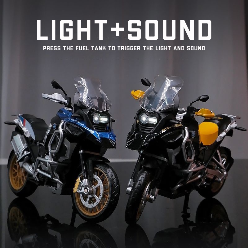 Mô Hình Xe Mô Tô BMW R1250 GS Bằng Hợp Kim Tỉ Lệ 1: 12