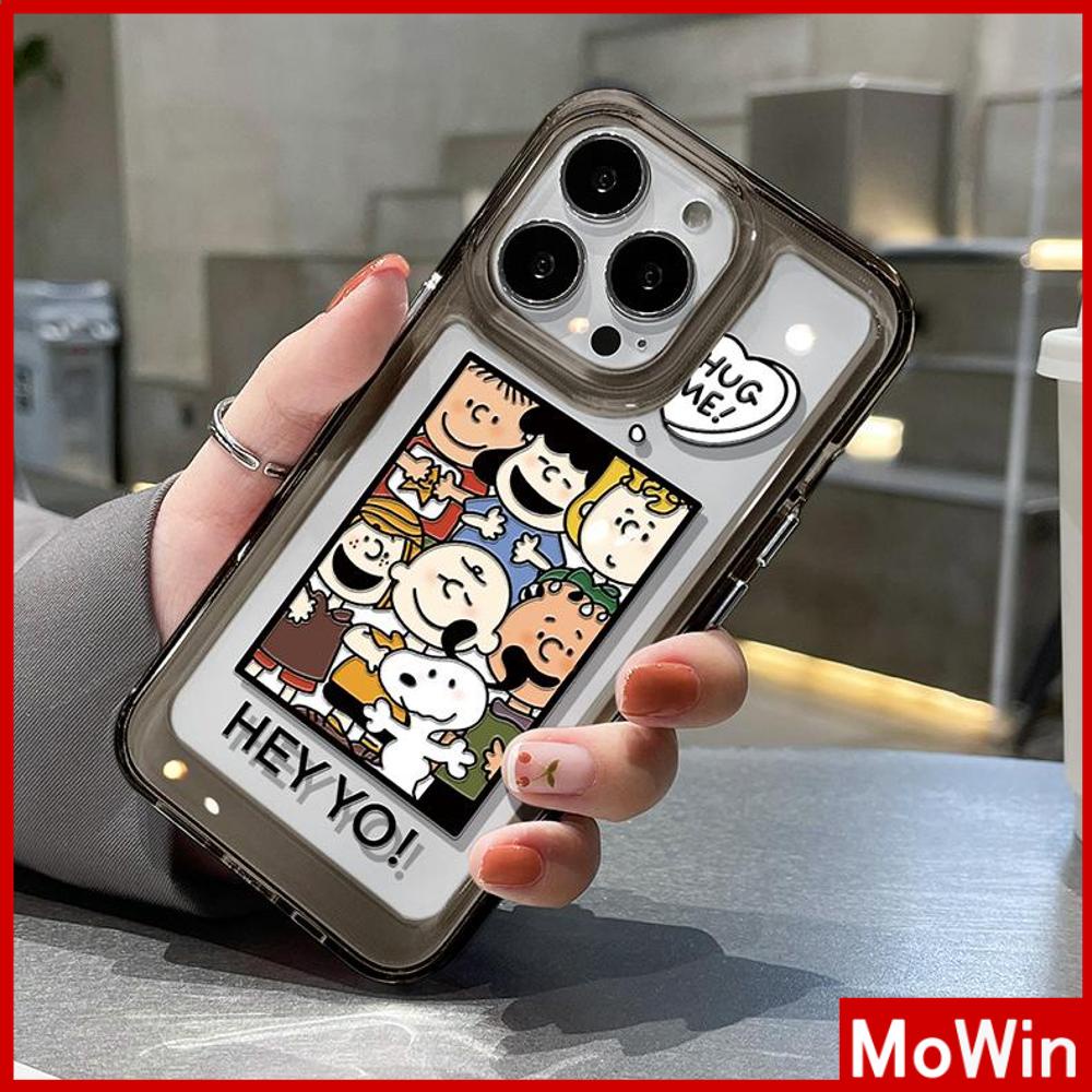 Ốp điện thoại acrylic HD nút kim loại in hoạt hình thích hợp cho iPhone 14 Plus 13 Pro Max 12 Pro Max 11 XR 7Plus