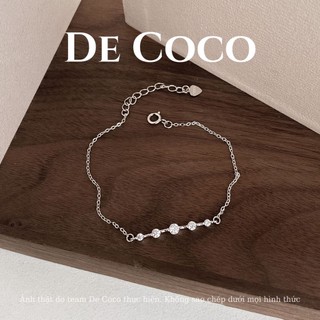 Vòng tay bạc nữ decoco acc hazel