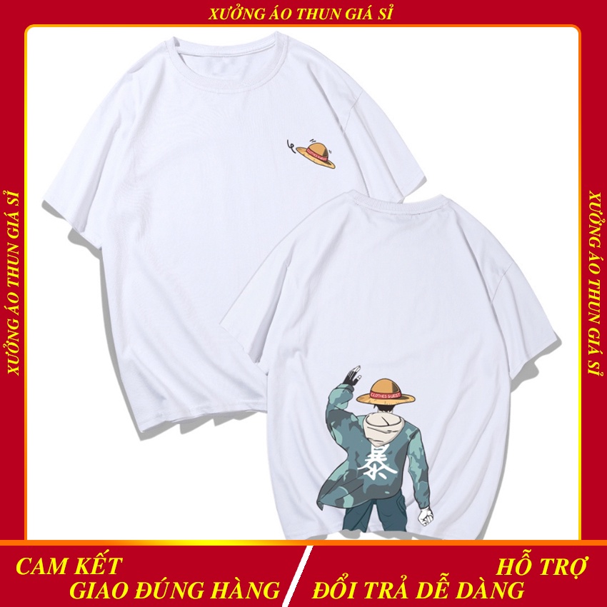 Áo Thun LUFFY Mũ Rơm Siêu Chất - Áo One Piece Đảo Hải Tặc - Monkey Luffy Tshirt