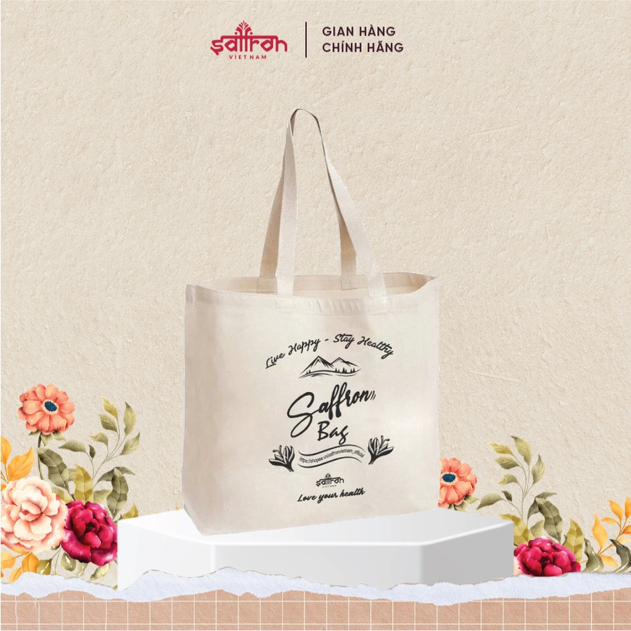 Túi vải Canvas Logo Saffron Việt Nam