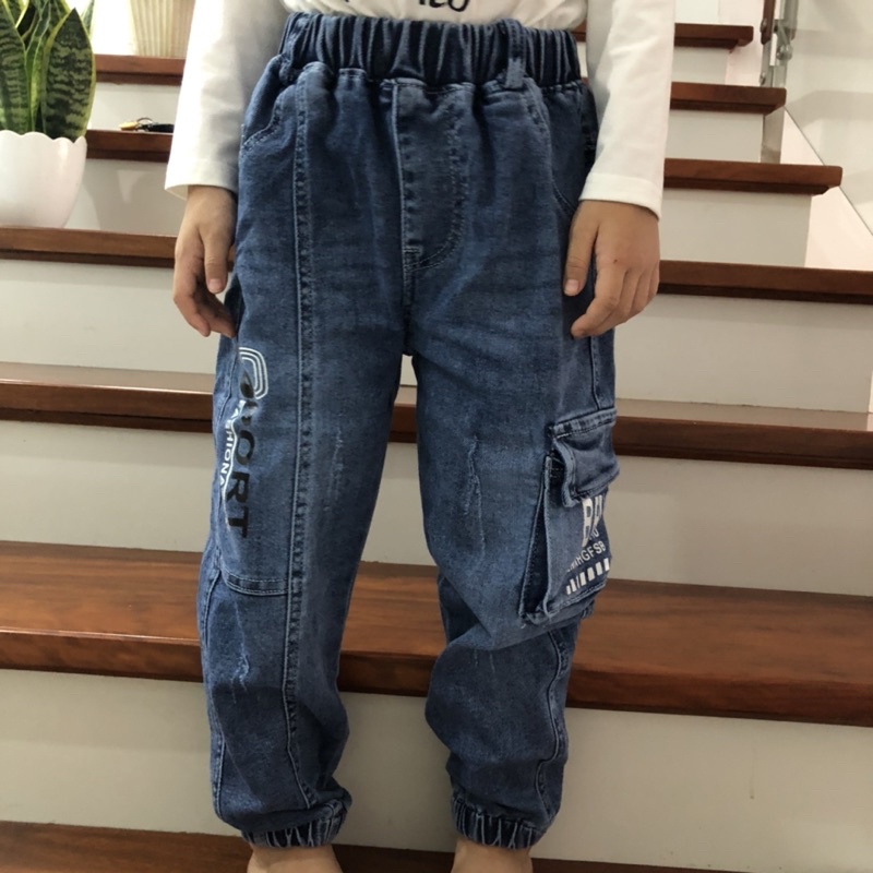 Quần bò quần JEAN bé trai bé gái chất vải cao cấp co dãn thoải mái JBT02 - Beddep Kids Clothes